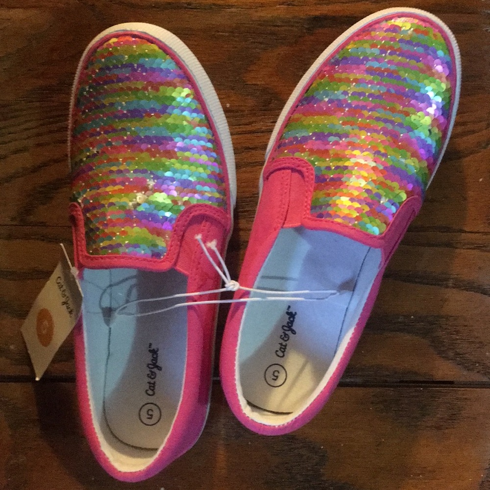 Cat and Jack sparkles shoes